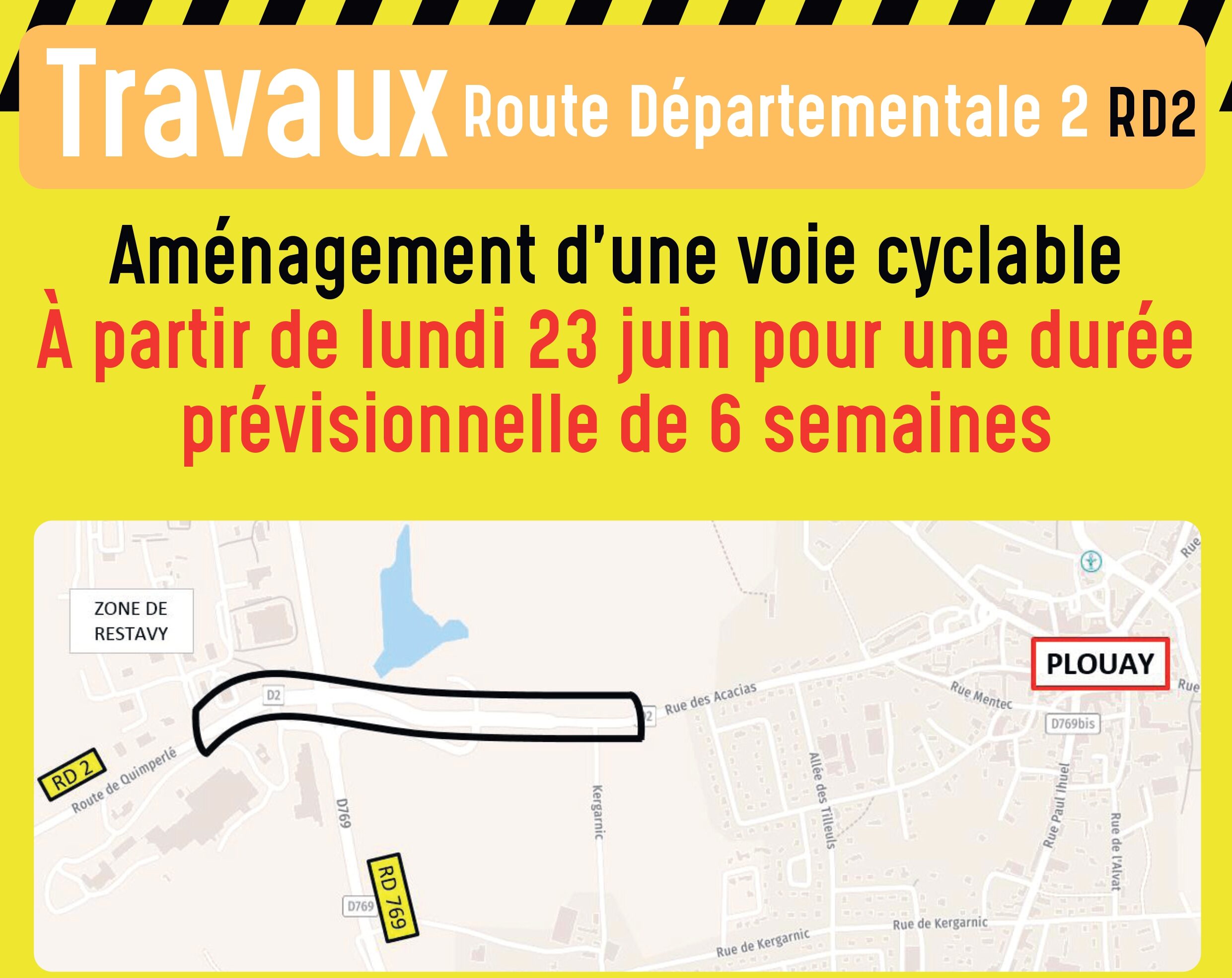 Aménagement d’une voie cyclable