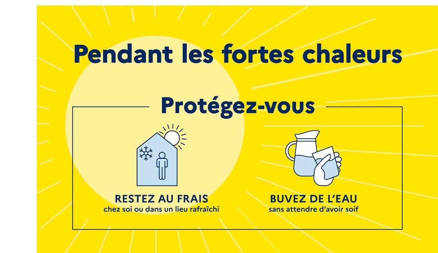 Vigilance jaune Canicule, à partir de 12h00, dimanche 29 juin