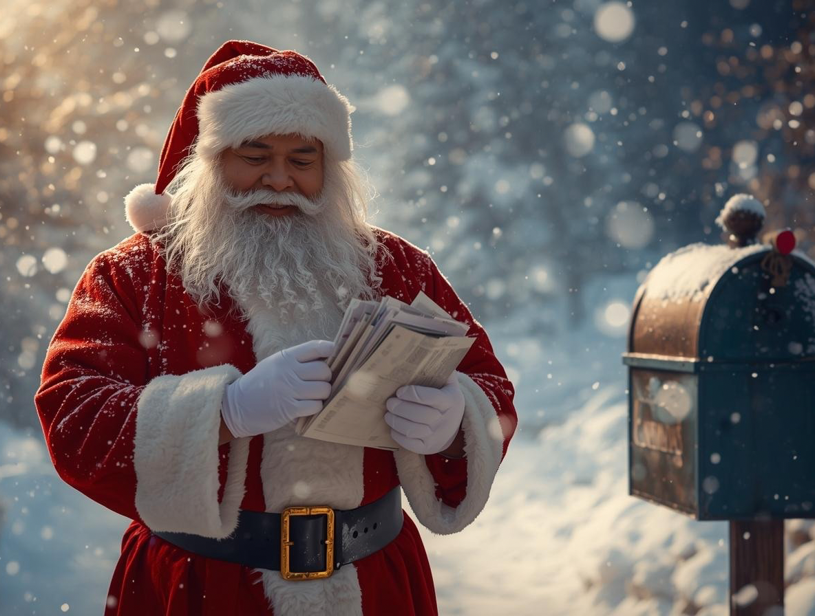 Boîte aux lettres du père Noël
