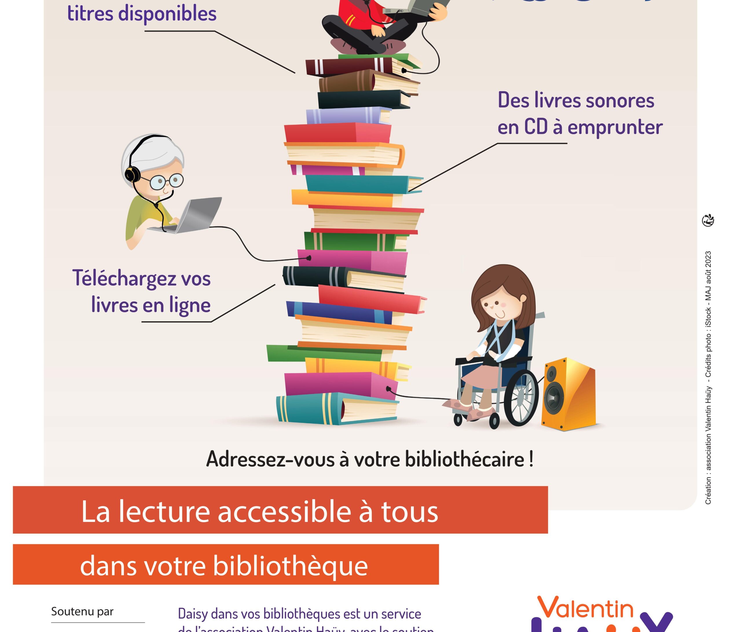La ville de Plouay, en collaboration avec la Médiathèque Départementale et l&rsquo;association Valentin Haüy, offre un accès gratuit à la bibliothèque numérique ÉOLE