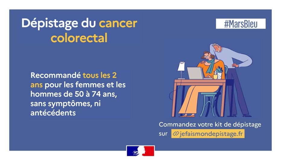 Mars est le mois de la sensibilisation au dépistage du cancer colorectal.