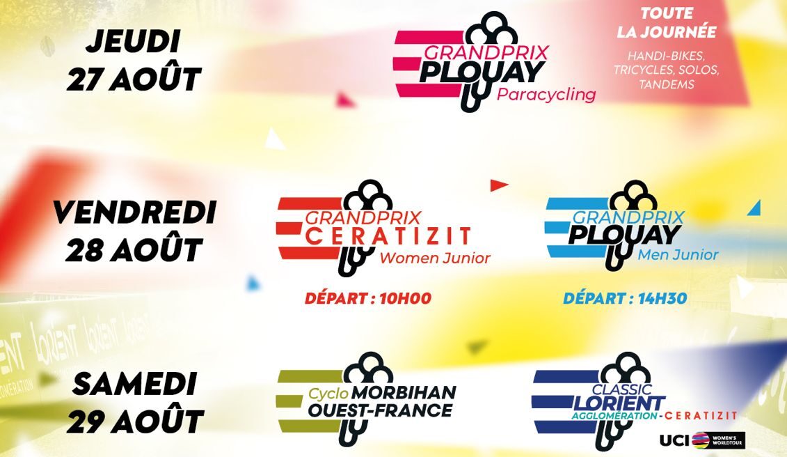 Le programme et les circuits des 4 jours CIC et fêtes de Plouay