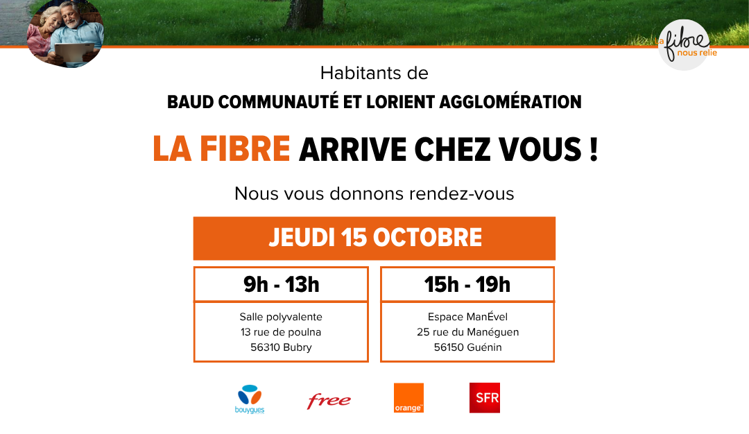 La fibre arrive chez vous